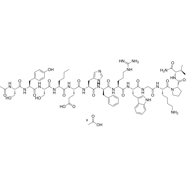Melanotan I acetate 1566590-77-9